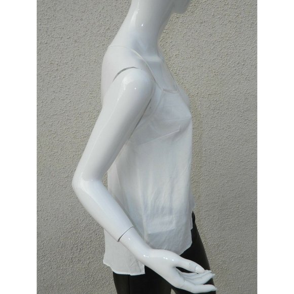 Promod  Cami Tank Top White Cream Criss Cross Size 6 - Picture 4 of 10